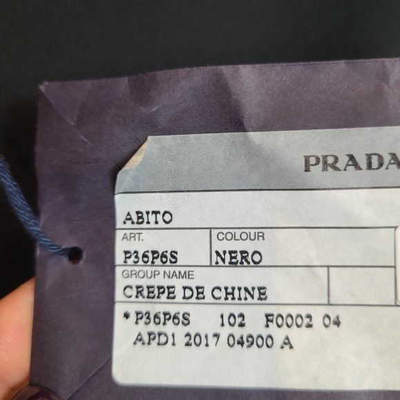 Elegant Prada Crepe Top Soft Silk Slip Dress - Size: 42 - Picture 9 of 12